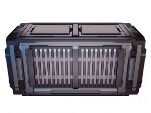 sci-fi industrial container 3D मॉडल