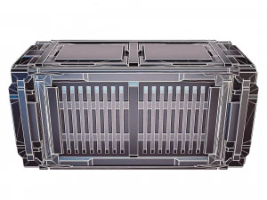sci-fi industrial container 3D Model