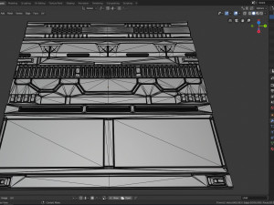 Sci-fi trim sheet 3D 模型