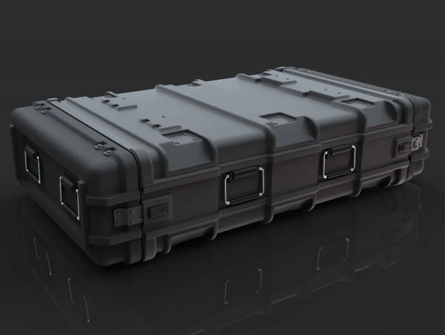sci-fi military container 3D Model .c4d .max .obj .3ds .fbx .stl .blend 