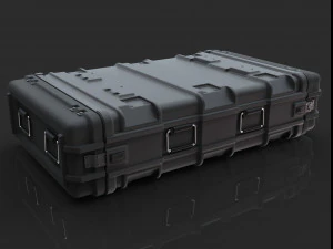 cont&ecirc;iner militar de fic&ccedil;&atilde;o cient&iacute;fica Modelo 3D