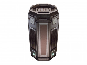 sci-fi container game 3Dモデル