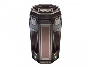 sci-fi container game 3D Model
