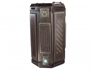sci-fi container game 3Dモデル
