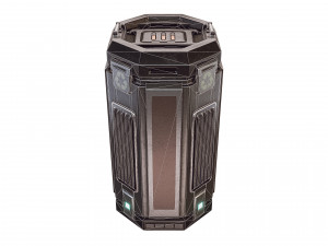 sci-fi container game 3Dモデル