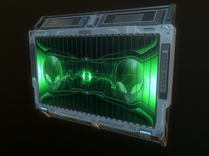 sci-fi billboards Modello 3D