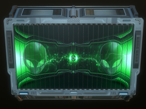 sci-fi billboards Modello 3D