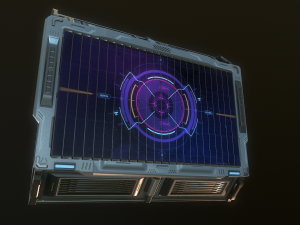 sci-fi billboards Modello 3D