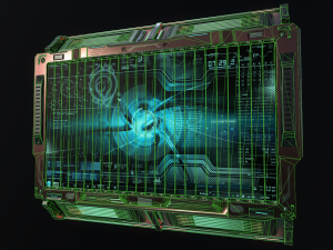 sci-fi billboards Modello 3D