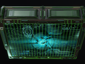 sci-fi billboards Modello 3D