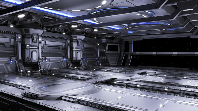 Sci-Fi Scene - Last Star 3D Model .c4d .max .obj .3ds .fbx .stl .blend 