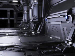 Sci-Fi Scene - Last Star 3D Model