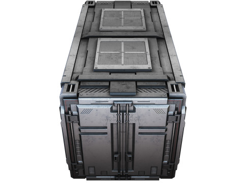 Sci-fi industrial container 3D मॉडल