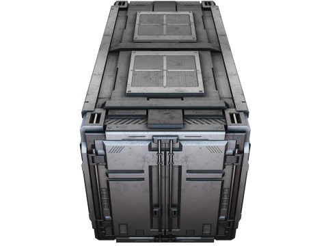 Sci-fi industrial container 3D Model