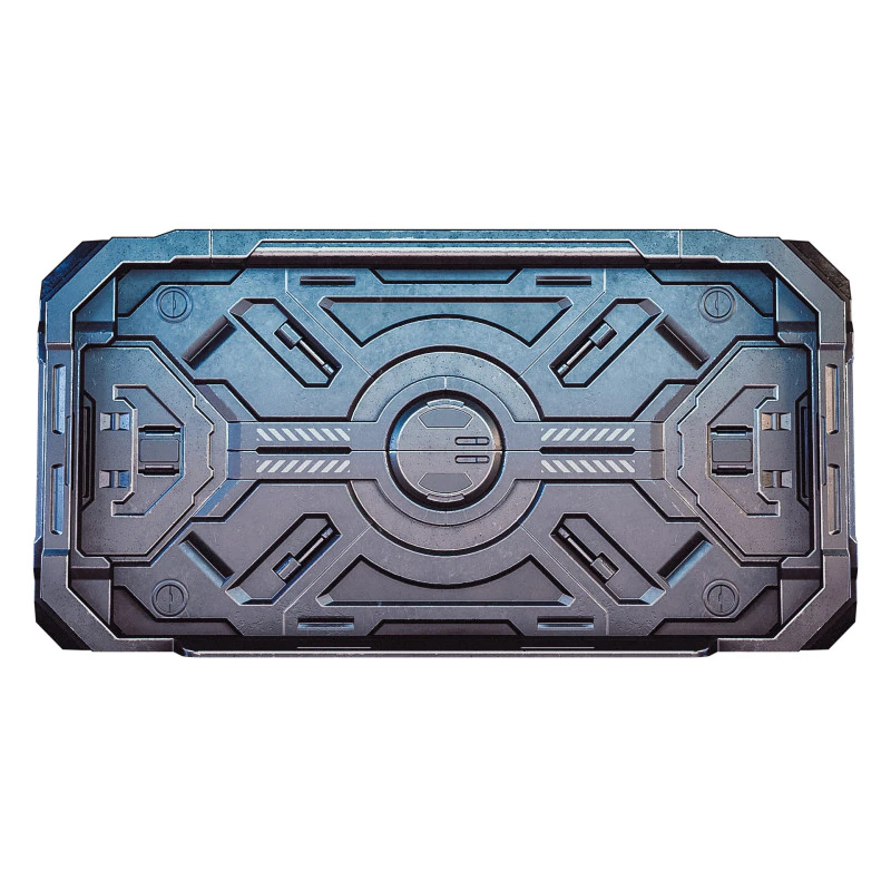 Sci-fi door 3D Model .c4d .max .obj .3ds .fbx .stl .blend 