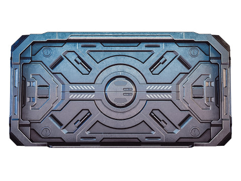 Sci-fi door 3D मॉडल