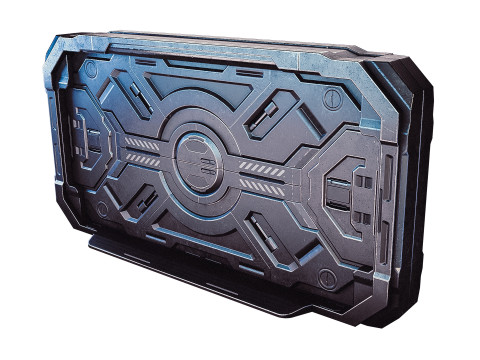 Sci-fi door Modello 3D