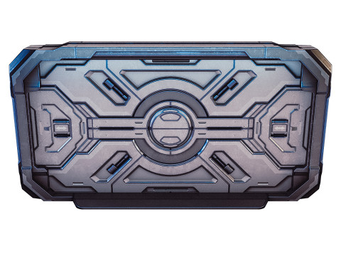Sci-fi door Modello 3D