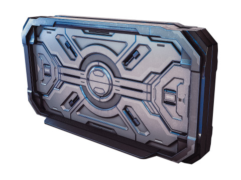 Sci-fi door Modello 3D