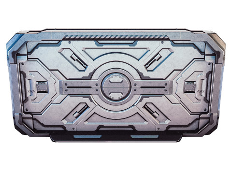 Sci-fi door Modello 3D