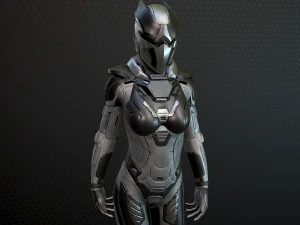 bilim kurgu kız lehim 3D Model