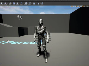 sci-fi girl solder 3D Model
