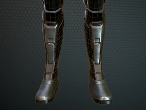 sci-fi girl solder 3D Model
