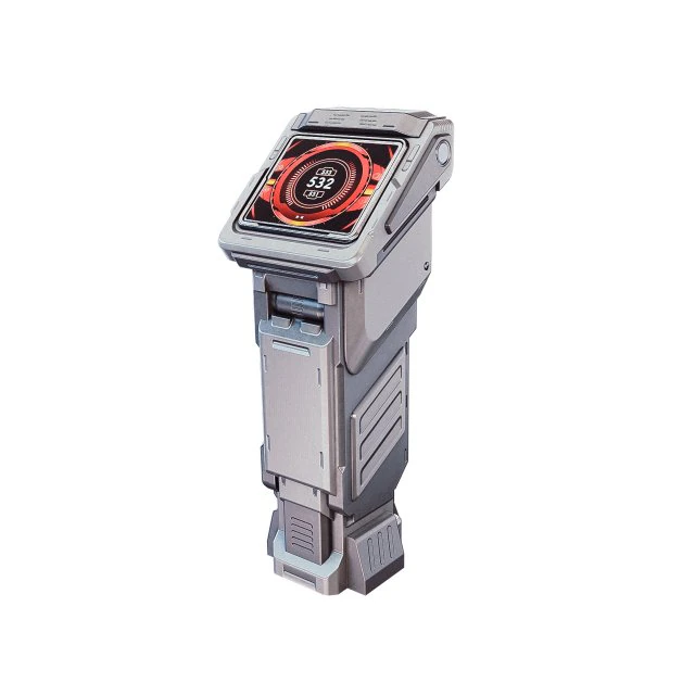 sci-fi console game 3D Model .c4d .max .obj .3ds .fbx .stl .blend 
