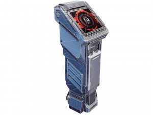 sci-fi console game 3Dモデル