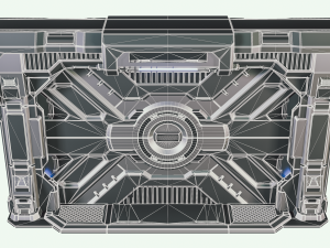 sci-fi door 3D 모델