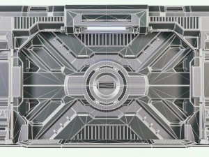 sci-fi door 3D Model