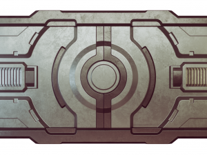 sci-fi door 3D Model