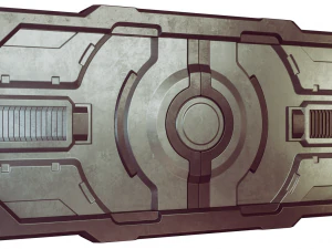 porta fantascientifica Modello 3D