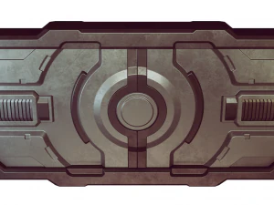 porta fantascientifica Modello 3D