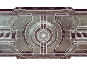 porta fantascientifica Modello 3D