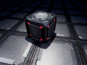 Sci-fi Container Game Unreal Eng 3D Модель