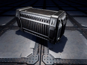 Sci-fi Container Game Unreal Eng 3D Модель