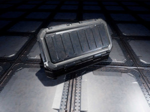 Sci-fi Container Game Unreal Eng 3D Модель