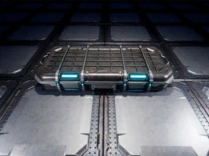 Sci-fi Container Game Unreal Eng 3D Model
