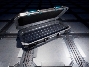 Sci-fi Container Game Unreal Eng 3D Модель