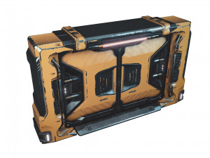 Sci-fi Industrial Door Game 3D Модель