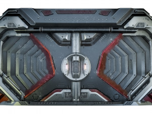 Sci-Fi Door Games 3Dモデル