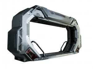 Sci-Fi Door Games 3Dモデル