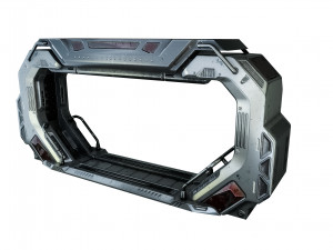 Sci-Fi Door Games 3Dモデル