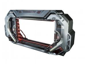 Sci-Fi Door Games 3Dモデル