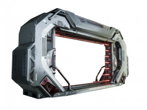 Sci-Fi Door Games 3Dモデル