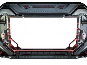 Sci-Fi Door Games 3Dモデル