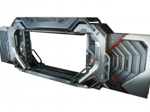 Sci-Fi Door Games 3Dモデル