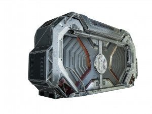 Sci-Fi Door Games 3Dモデル