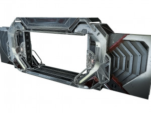 Sci-Fi Door Games 3Dモデル